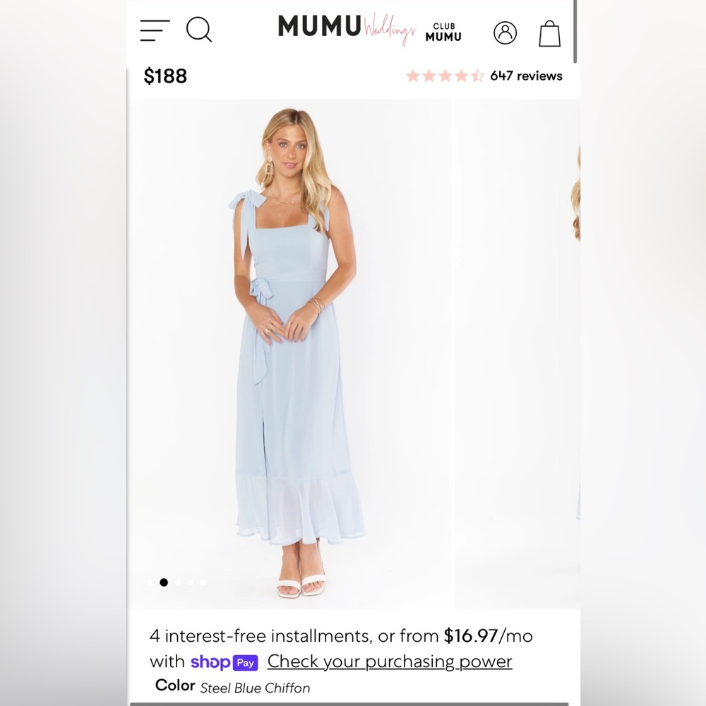 Show me your Mumu Claire Midi